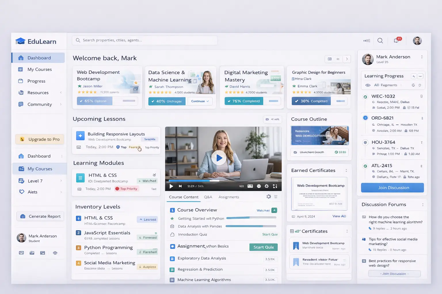 Education Learning Platform